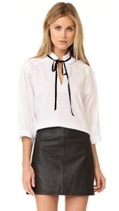 see by chloe tie neck blouse KMWCAEO