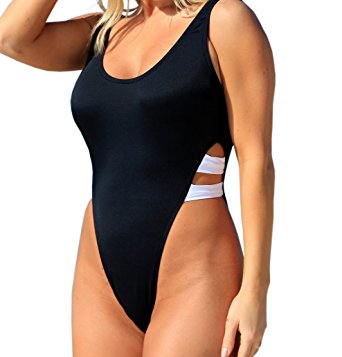 sexy one piece bathing suit stripsky sexy one piece swimsuit,backless bathing suit for women(s(us2- XMFKYEZ