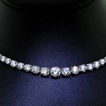 shop ll pavorsky. amazing brilliance in classic diamond necklace SFNNPVS