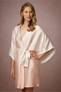 silk robes plum pretty sugar blush silk ombre blush robe | bhldn OGBZVUF