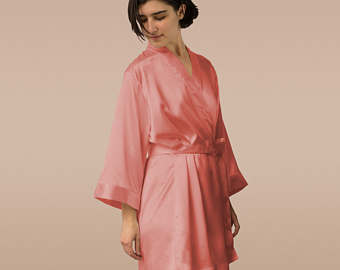silk robes wedding satin robes for bridal party bridesmaids kimono robes robes for  wedding party NEUOPDY