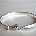 silver bangle bracelet design your own photo charms compatible with your pandora bracelets. georg KULZPBH