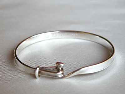 silver bangle bracelet design your own photo charms compatible with your pandora bracelets. georg KULZPBH