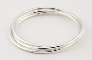 silver bangle bracelet loading image XELCZTL