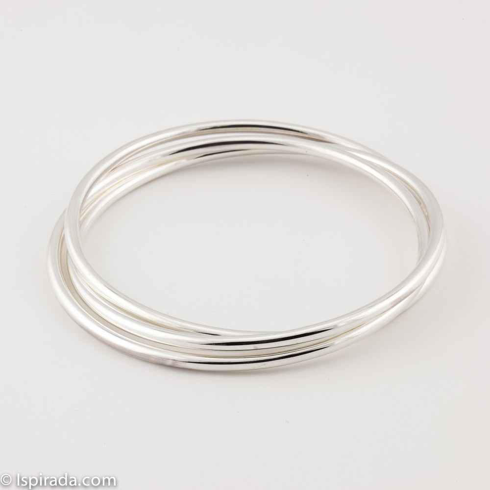 silver bangle bracelet loading image XELCZTL