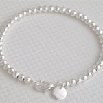 silver bead bracelet list price: $27.00 VWAGWRW