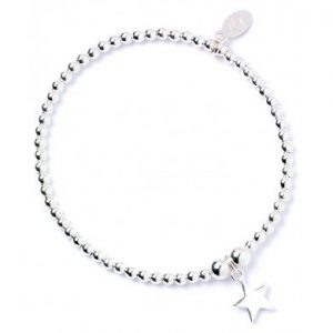 silver bead bracelet sterling silver u0027rice u0026 noodleu0027 ball bead bracelet with ... NXJWUGZ