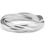 silver bracelets woven cobra bracelet in sterling silver PALPNTH