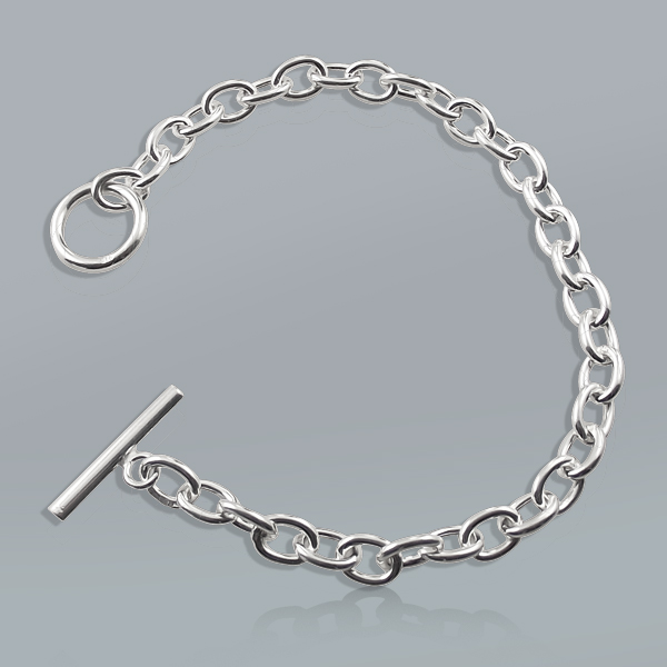 silver charm bracelet t-bar sterling silver charm starter bracelet YLFWVXR