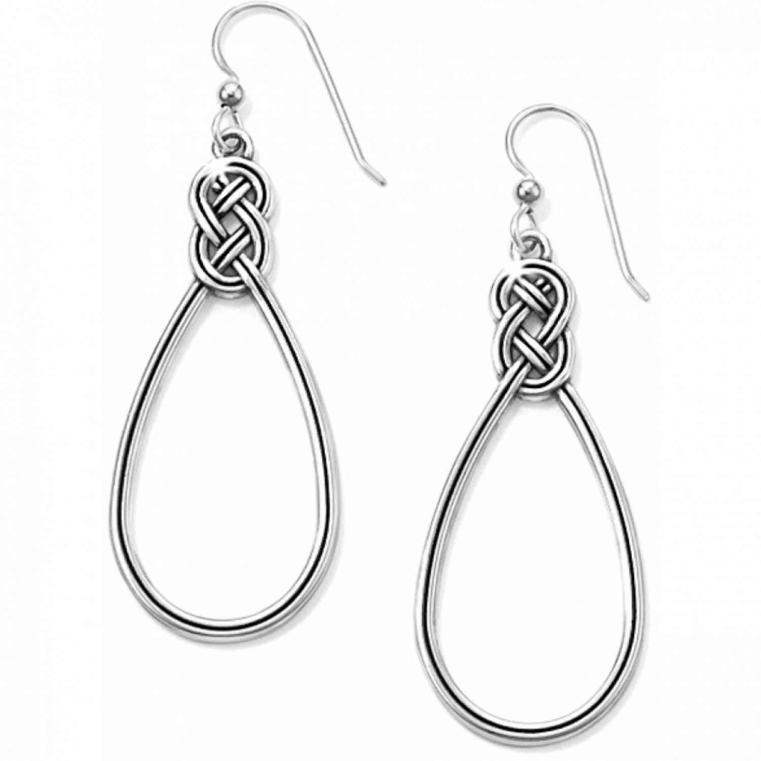 silver earrings interlok interlok french wire earrings FYLVEFA