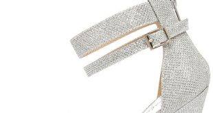 silver glitter heels pretty glitter heels - silver heels - ankle strap heels - $29.00 RCMBBHM