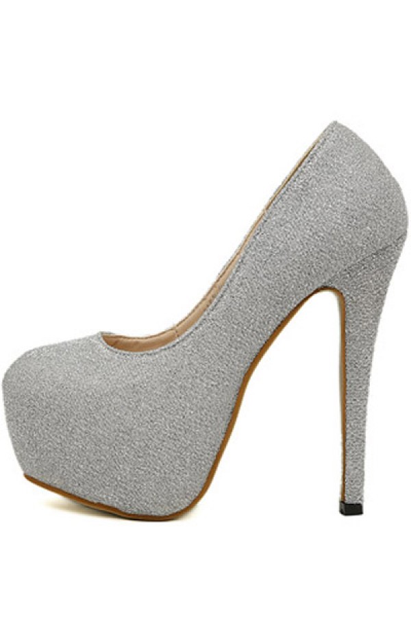 silver glitter heels silver glitter pump high heels IHPKHYQ