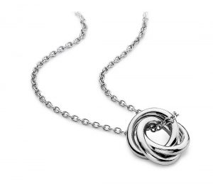 silver pendant infinity love knot pendant in sterling silver CURLRNU