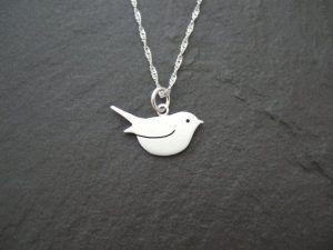 silver pendant sterling silver robin LCYONRJ