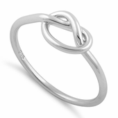 silver rings sterling silver knot ring ZTTFQPI