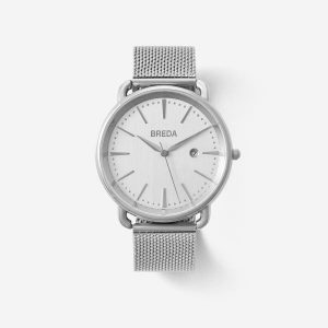 silver watch linx | stainless steel mesh watch | silver watches | breda CHSERDV