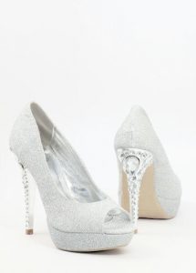 silver wedding shoes wedding shoes 500-33 ... WHSGSXY