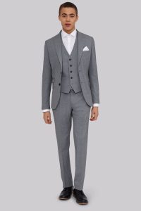 skinny suits moss london skinny fit grey speckled jacket LHFTKLG