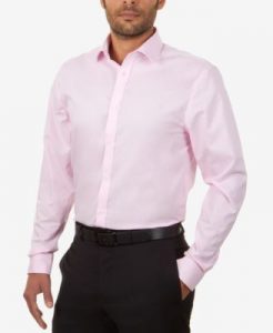 slim fit dress shirts tommy hilfiger menu0027s slim-fit non-iron solid dress shirt KMEUQIJ