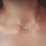 small necklaces simple necklace crystal NBRXGQY
