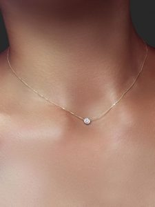 small necklaces simple necklace crystal NBRXGQY