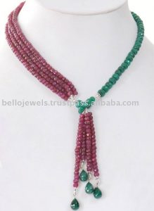 source natural ruby u0026 emerald handmade beaded jewelry india - paypal on BQLGKMH