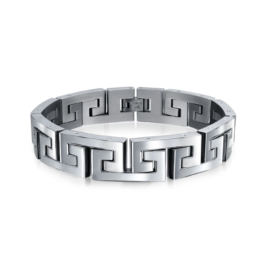 stainless steel bracelets mod mens key links FANYGVO