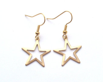 star earrings | etsy XHSNNQF