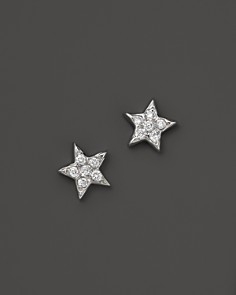 star earrings kc designs diamond star studs in 14k white gold, .15 ct. t.w. TNDELPK