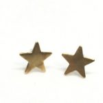 star earrings star stud earrings, heart stud earrings, star studs, heart studs, gold star ATCIDZD