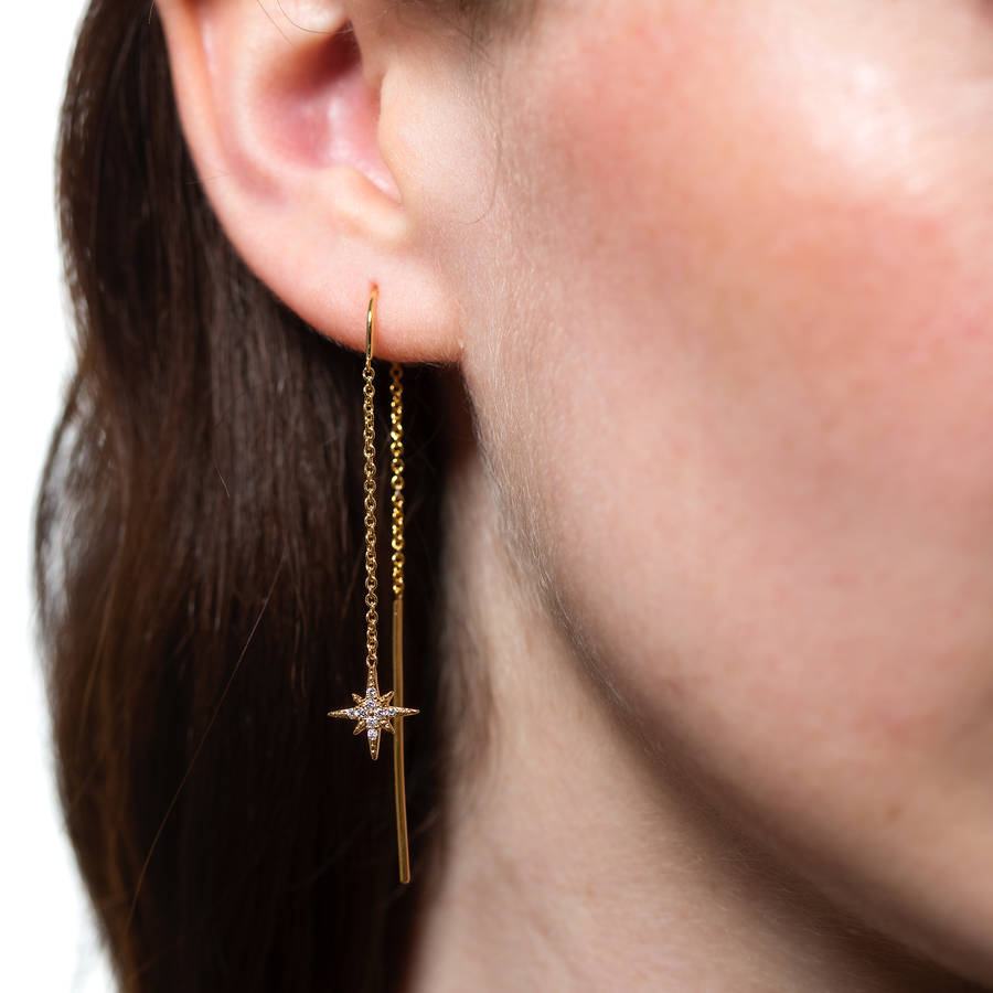 starburst threader earrings OTNAWQG