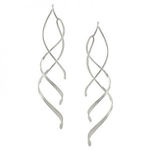 sterling silver dangle earrings - silver URWSSEA