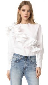 style mafia ruffle blouse ENABZLO