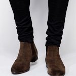 suede boots asos chelsea boots in suede FPBWMSS