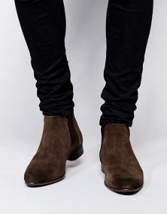 suede boots asos chelsea boots in suede FPBWMSS