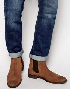 suede boots asos chelsea boots in tan suede UBZQARA