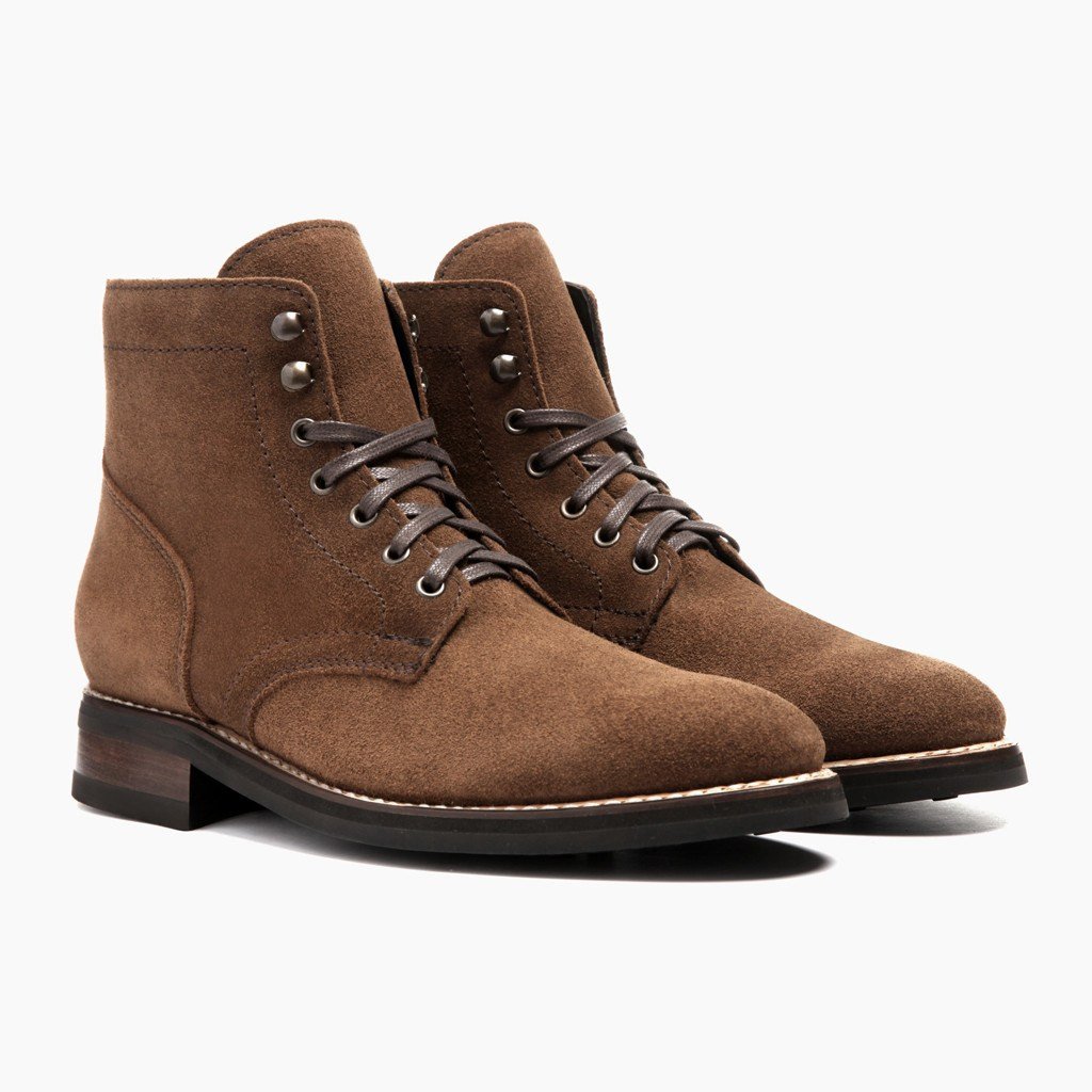 suede boots president | cognac suede VCUVQOQ