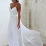 summer wedding dresses with a timeless, flattering silhouette and striking, yet understated  details, our tara gown ERFCYJA