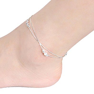 susenstonesexy women love ankle chain anklet foot jewelry sandal beach SNDQEYF
