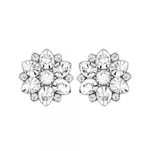 swarovski celestial white crystal flower earrings 5112144 RJFRGII