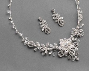 swarovski crystal bridal jewelry set, rhinestone jewelry set, wedding  jewelry set, SHGGXQK