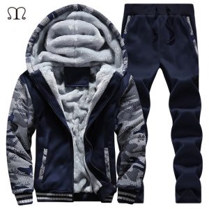 sweat suits for men winter men sweat suits fleece warm mens tracksuit set casual jogger suits  sportsuit UZCNXRK