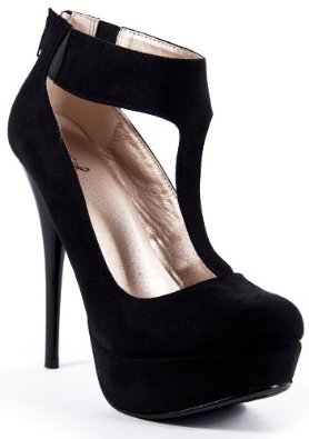 t strap pumps amazon.com: qupid neutral-202x stiletto heel t-strap pump: shoes FHXYALH