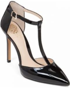 t strap pumps vince camuto nihal patent t-strap pumps womenu0027s black 6 OLHMMEI