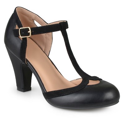 t strap pumps womenu0027s journee collection olina t-strap round toe mary jane pumps YSUOLEC