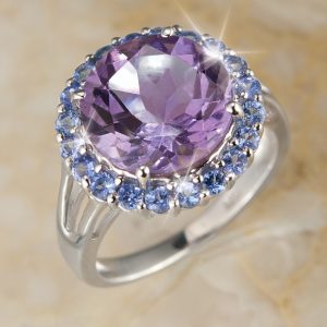 tanzanite jewelry amethyst u0026 tanzanite cocktail ring DJWUUBI