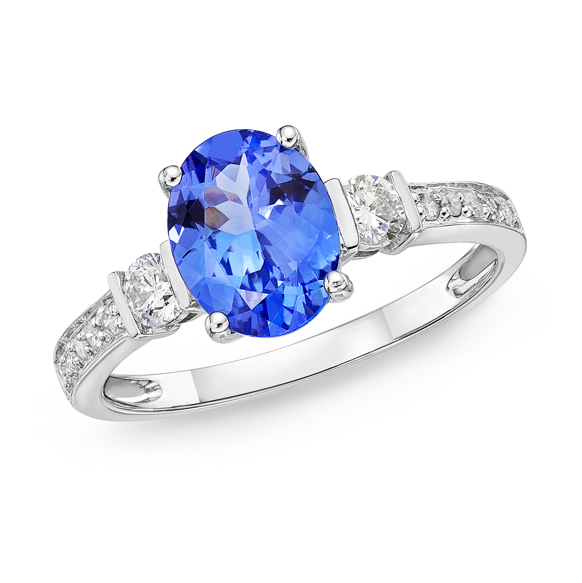 tanzanite jewelry eveningsky ring tanzanite u0026 diamonds ... IYJBQJY