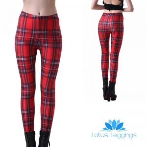 tartan leggings EAVAGKO