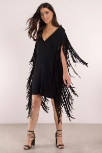 the dual black fringe dress the dual black fringe dress ... NIFZURH