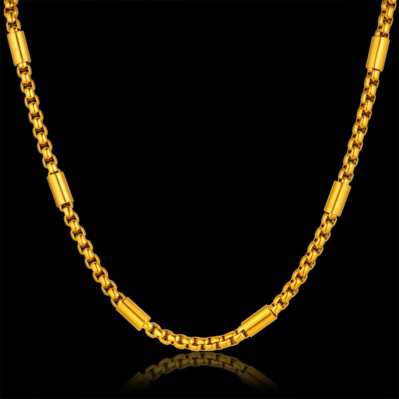thnic thick gold chain necklace for men, wholesale gold color chain WSOEJEJ